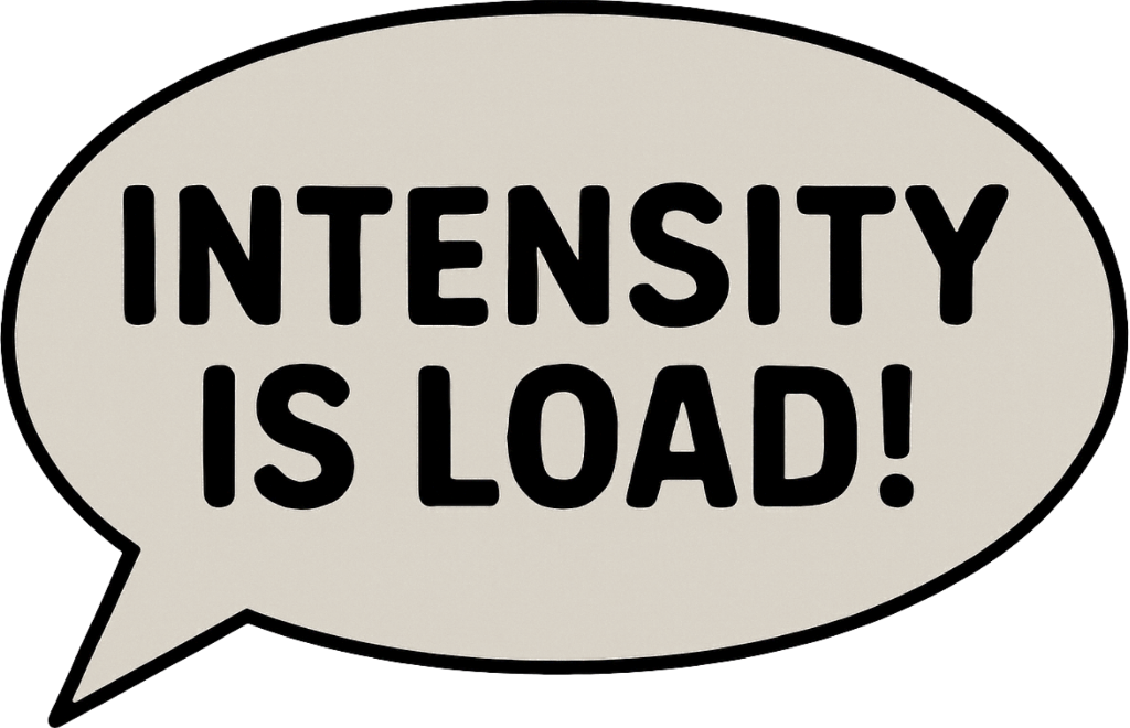 Intensity is Load!